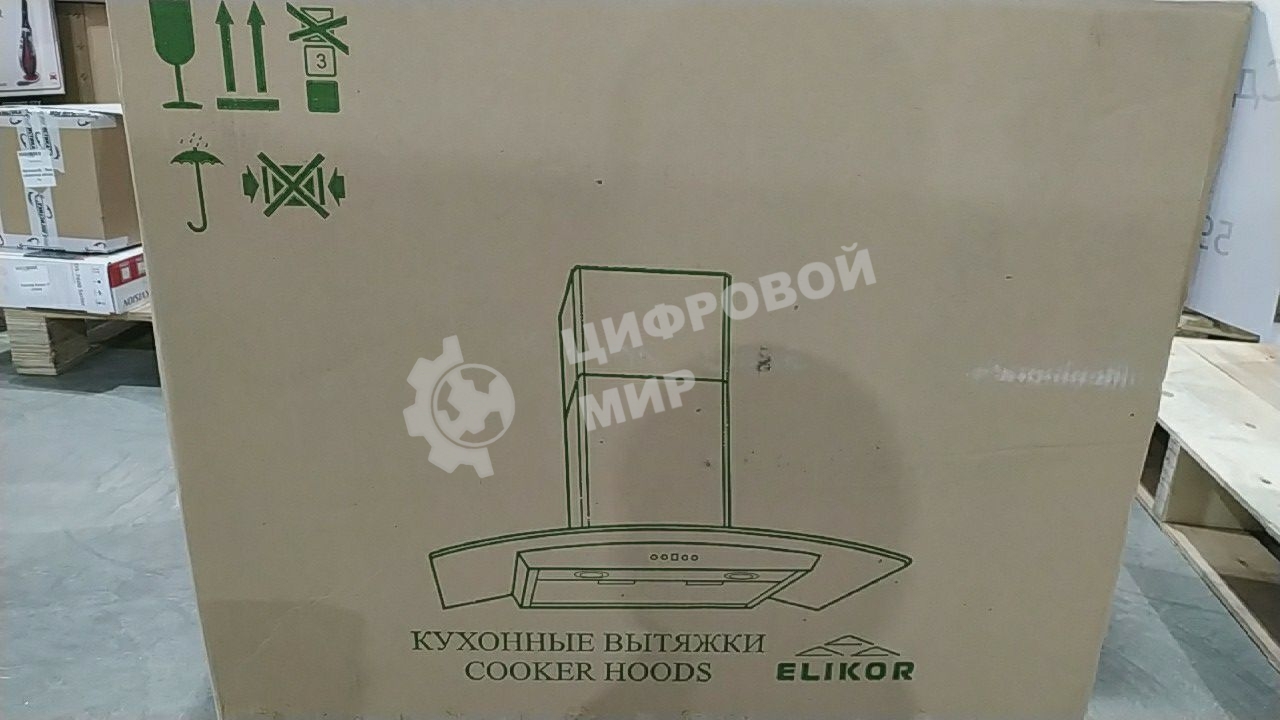 Вытяжка наклонная Elikor Жемчуг 60П-700-Е4Д перламутровый/белый, 59 см, 700 куб. м/ч, 52 дБ