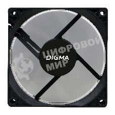 Вентилятор для корпуса Digma DFAN-90 черный, 90 мм, 1800 об/мин, 23 дБ, 3 pin