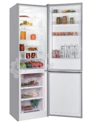 Холодильник Nordfrost NRB 164NF X нержавеющая сталь двухкамерный 238/105 л морозилка снизу