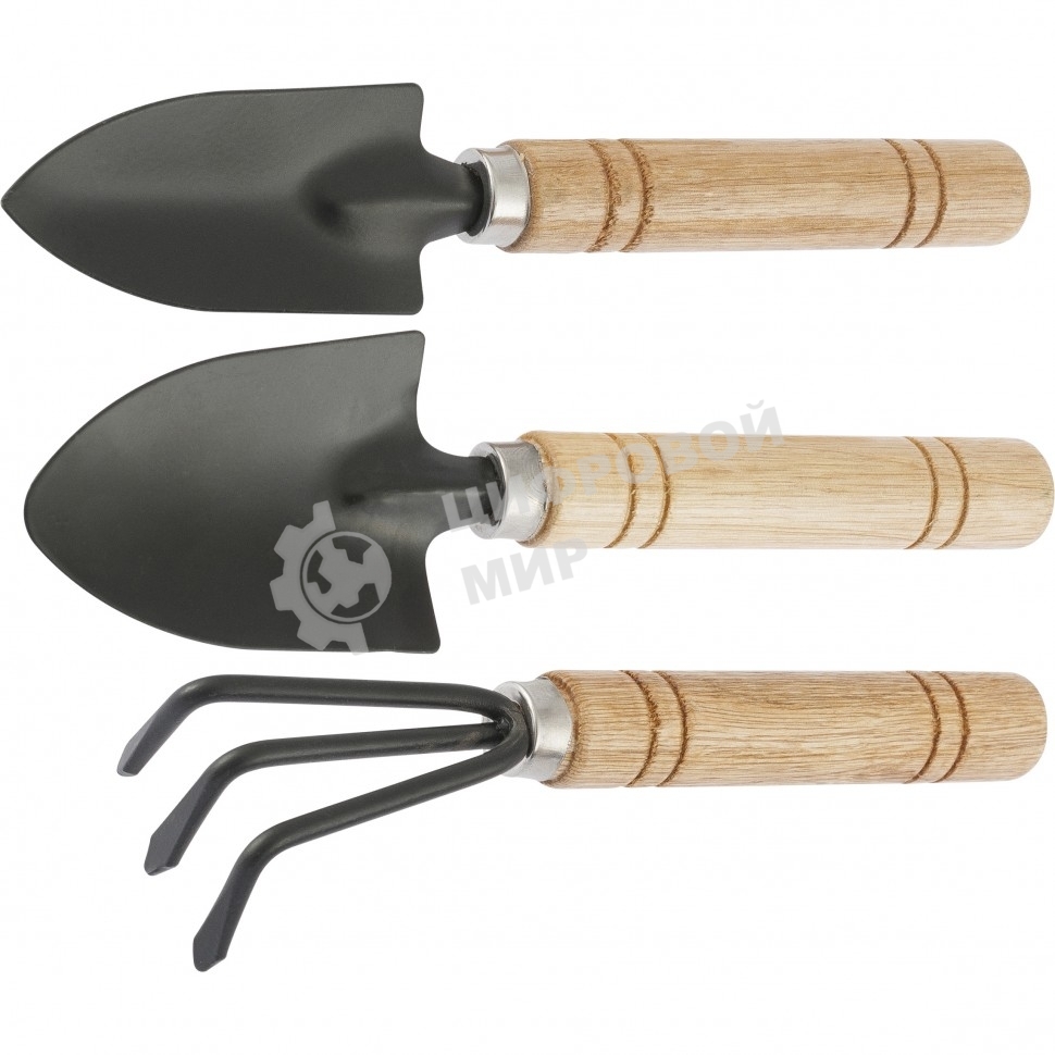 Набор по уходу за комнатными растениями Palisad деревянные рукоятки, 3 предмета