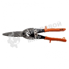 Ножницы по металлу Sparta удлиненные, 290 мм, пряморежущие, обрезиненные рукоятки