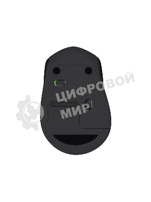Мышь беспроводная Logitech M330 SILENT PLUS черный, 1000 dpi, радиоканал, USB, кнопки - 3
