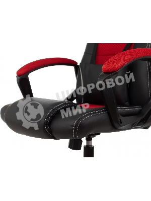 Кресло игровое Бюрократ Zombie Arena черный/красный