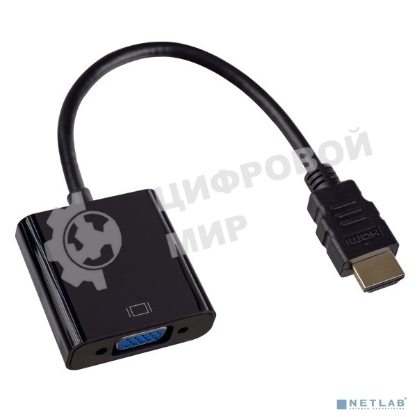 Переходник PERFEO HDMI A вилка - VGA/SVGA розетка (A7022)