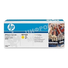 Картридж лазерный HP CE742A желтый Color LJ CP5225 (7300 стр.)