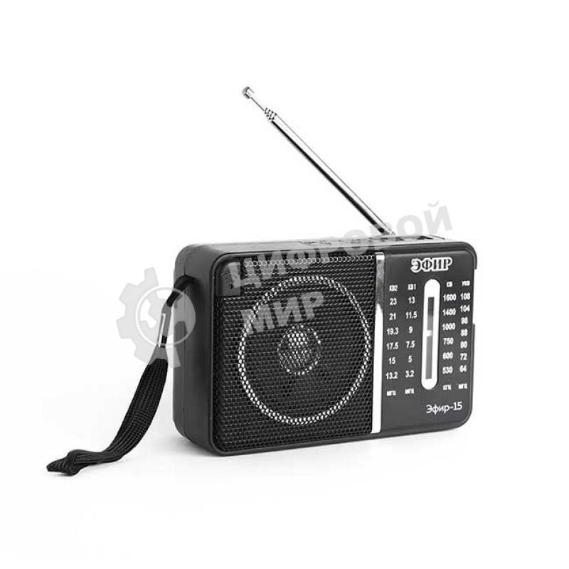 Радиоприемник Сигнал Эфир-15, черный