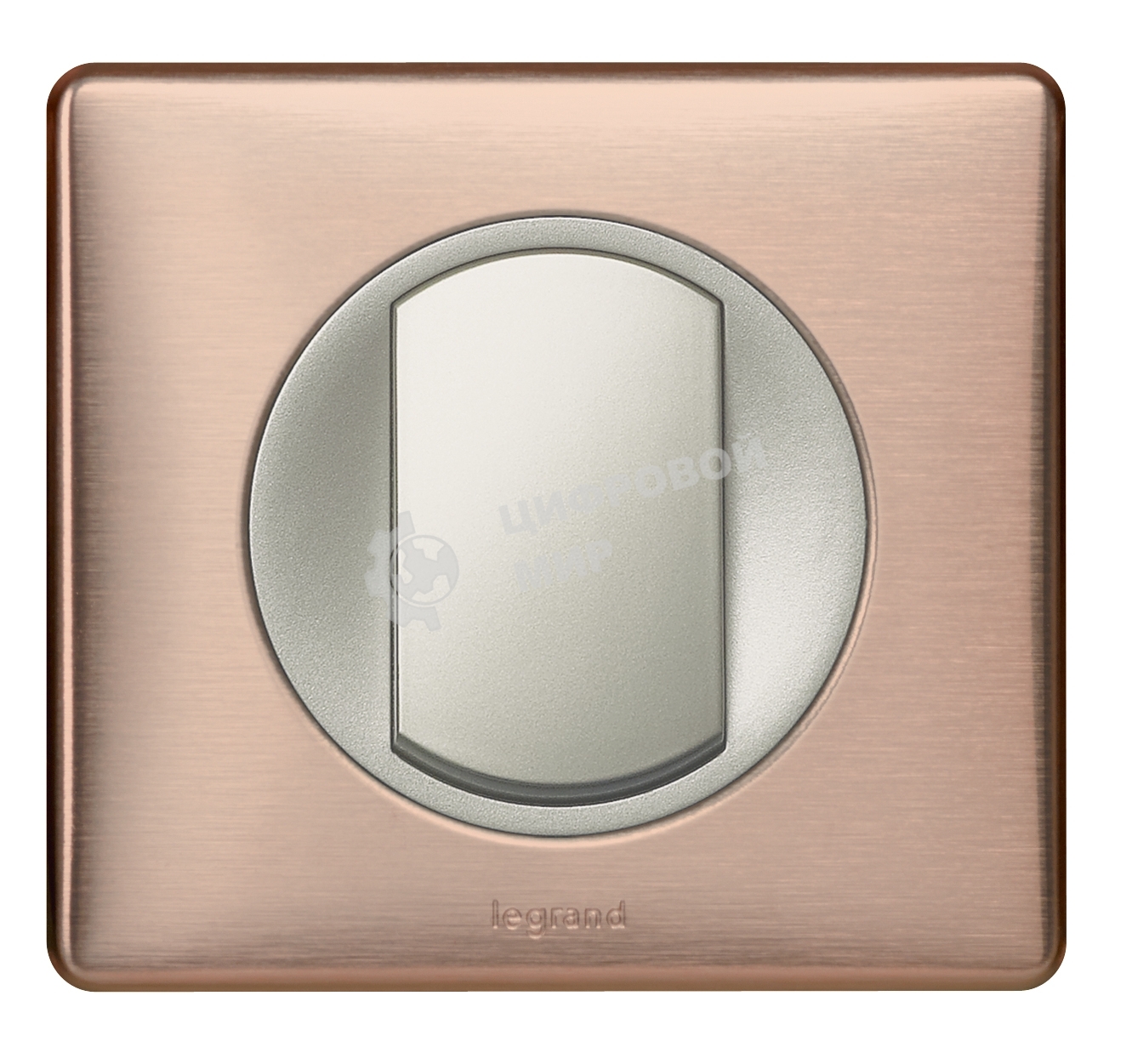 Рамка 1 пост Медь