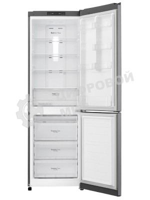 Холодильник LG GA-B419SDJL серый двухкамерный 223/79л морозилка снизу, No Frost