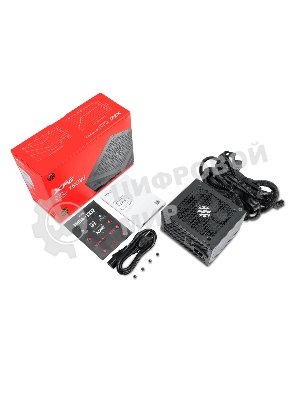 Блок питания ADATA XPG XPG 550 (PYLON550B-BKCEU), 550Вт, 80 PLUS Bronze, 120мм, черный