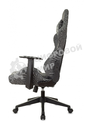 Кресло Zombie Neo 3C1 серый, экокожа, 120 кг, механизм качания