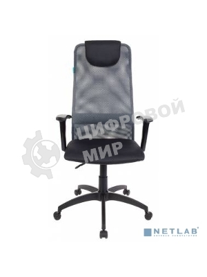 Кресло Бюрократ KB-8/DG/TW-12 TW-04 TW-12 серый, сетка