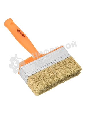 Кисть-ракля Sparta 30х120 мм, натуральная щетина, пластмассовый корпус, пластмассовая рукоятка