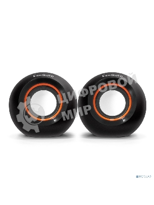 Акустическая система 2.0 ExeGate EX287053RUS Disco 180 (питание USB, 2х3Вт (6Вт RMS), 100-20000Гц, черный)