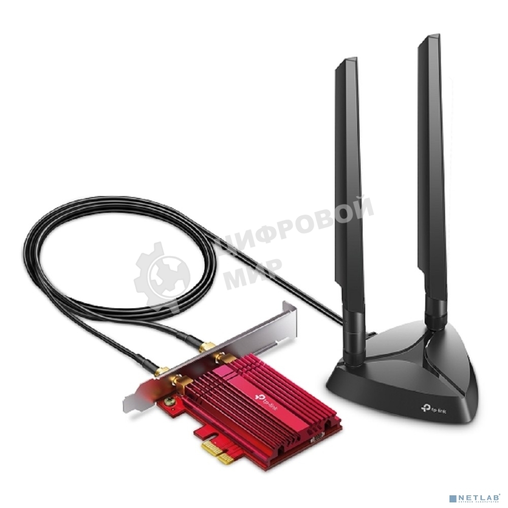 Трехдиапазонный беспроводной PCI Express-адаптер TP-Link Archer TXE75E AXE5400 Wi-Fi 6E с поддержкой Bluetooth 5.3