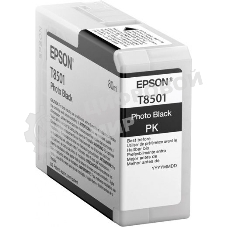 Картридж EPSON T8501 (C13T850100) черный фото (80 мл.) для SureColor SC-P800