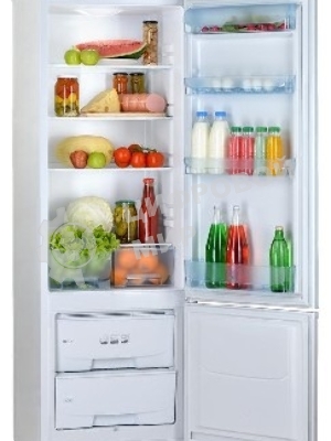 Холодильник Pozis RK-103 белый глянц. двухкамерный 239/57 л морозилка снизу