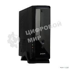 Компьютерный корпус ExeGate EX268701RUS MiniITX ExeGate MI-209 Black, miniITX/mATX, (M450, 80мм), 2хUSB, Audio