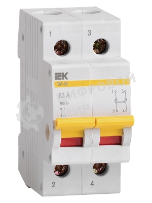 Выключатель нагрузки ВН-32 63А/2П IEK MNV10-2-063