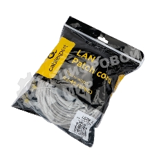 Патч-корд LSZH UTP Cablexpert PP31-15M cat.5e, 15м, литой, многожильный, серый