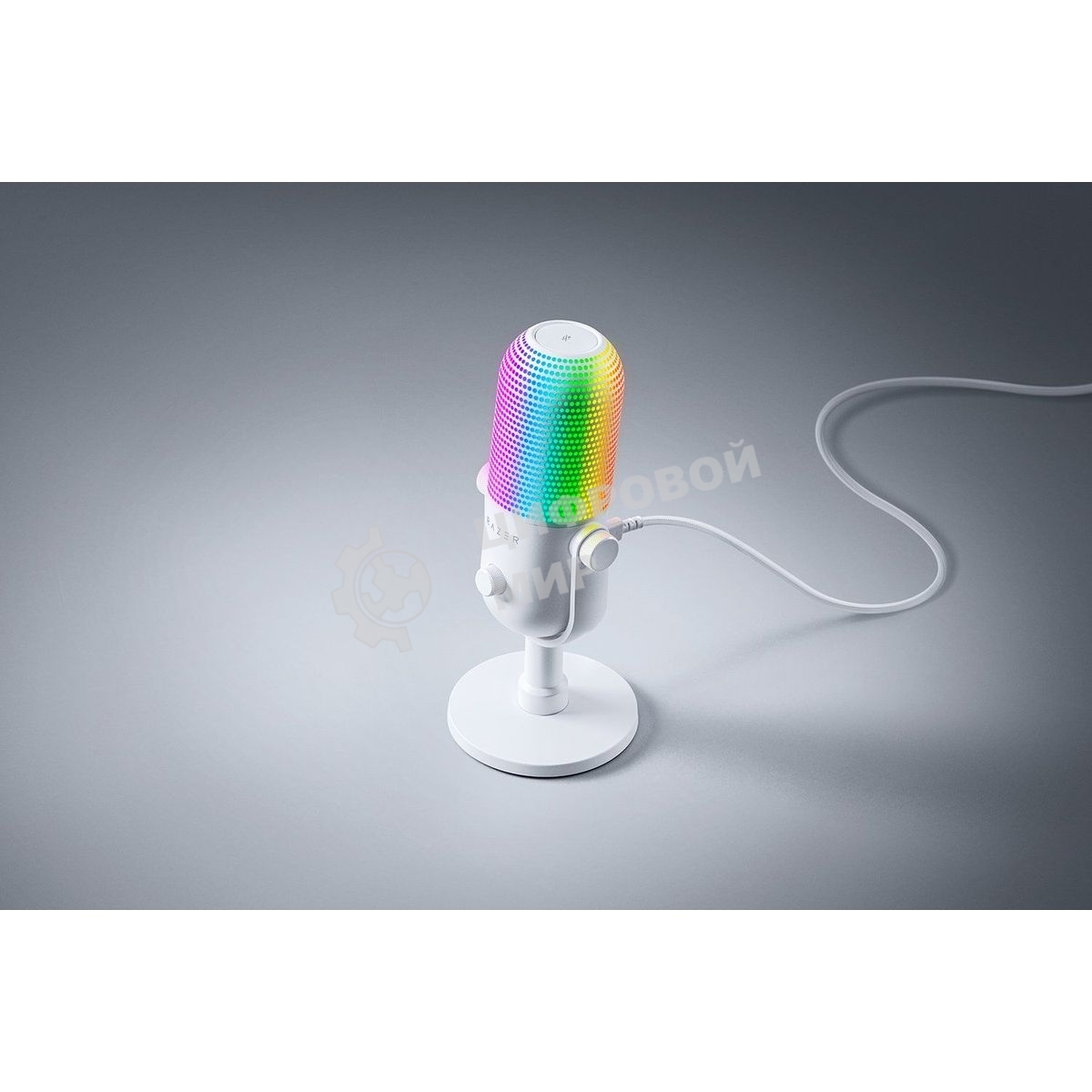 Микрофон Razer Seiren V3 Chroma - белый/Razer Seiren V3 Chroma - белый