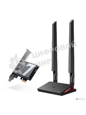 Трехдиапазонный беспроводной PCI Express-адаптер Wi-Fi 7 TP-Link Archer TBE550E BE9300 с поддержкой Bluetooth 5.4