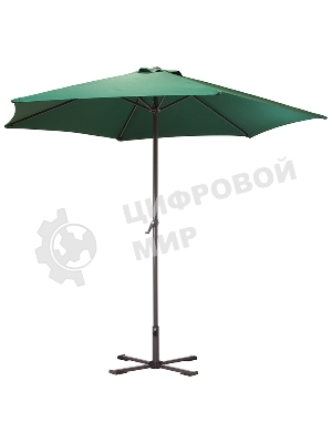 Зонт садовый Ecos GU-03 (зеленый) с крестообразным основанием