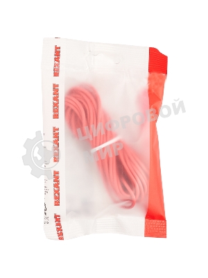 Провод автомобильный ПГВА/ПВАМ Rexant 1х1,00 мм, красный, мини-бухта 5 м