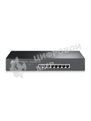 Коммутатор TP-LINK SMB TL-SG1008 8-port Gigabit Switch, 1U rack-mountable steel case