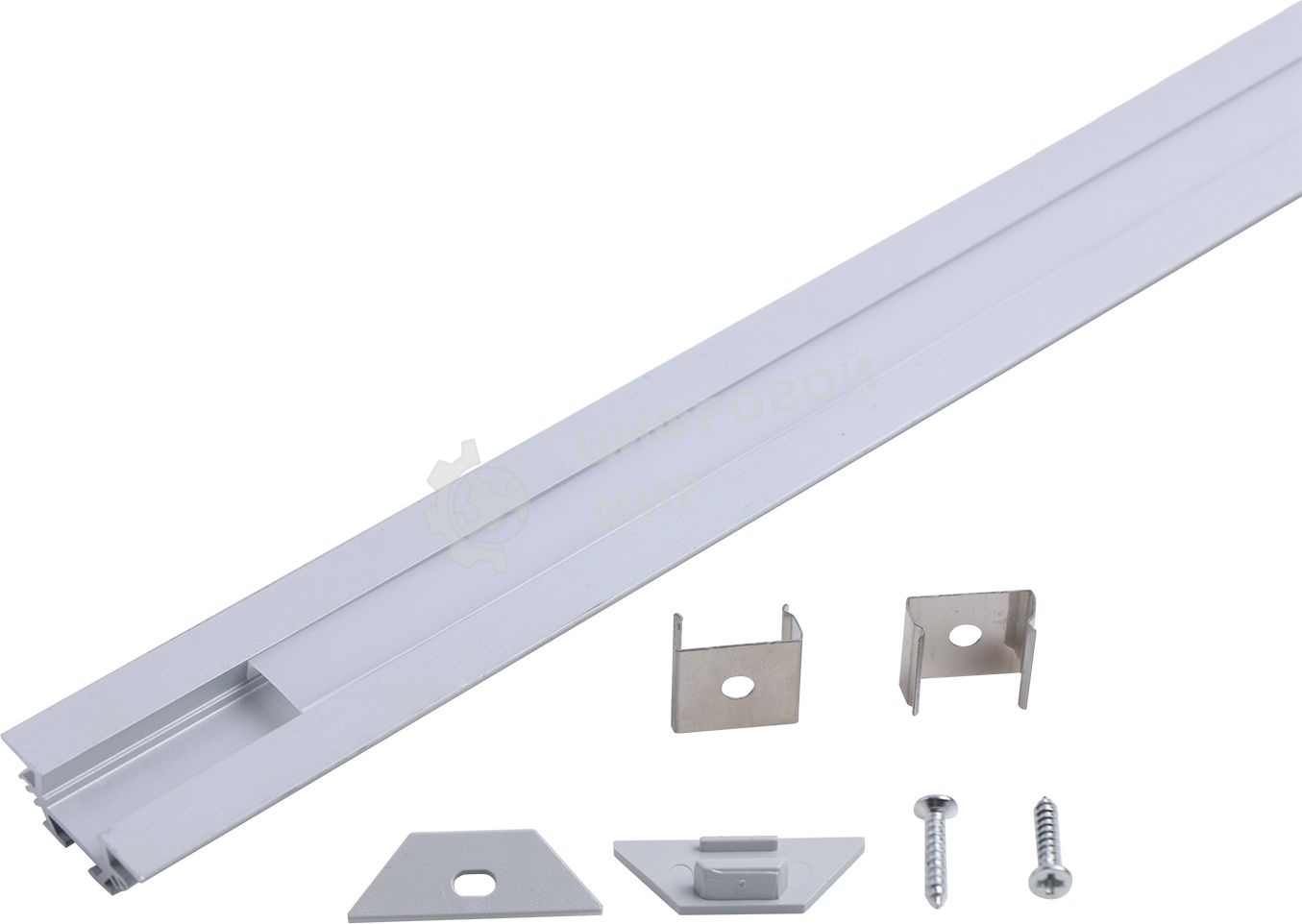 Профиль для ленты LED Gauss угловой - 1m