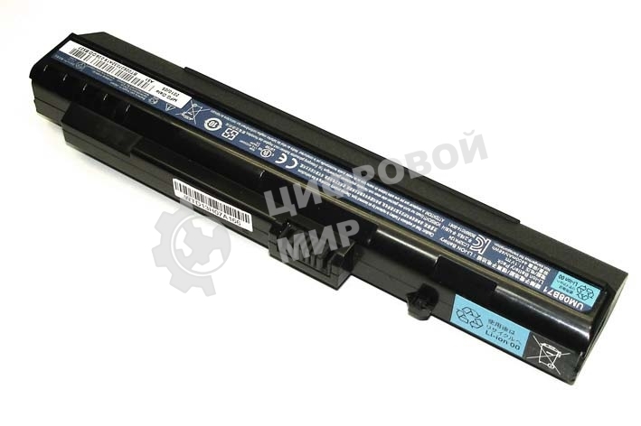 Аккумуляторная батарея для ноутбука Acer Aspire One ZG-5 D150 A110 A150 531 11.1V 5200mAh OEM черный