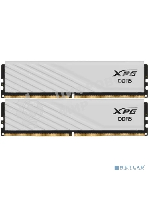 Оперативная память XPG Lancer Blade, DDR5, 32GB (2x16GB), 5600MHz, CL46, DIMM, с радиаторами, белый