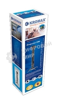 Крепление потолочное Kromax PROJECTOR-100 серый для проектора, 3 ст свободы, наклон 30°, вращение на 360°, от потолка 470-670 мм, нагрузка до 20 кг