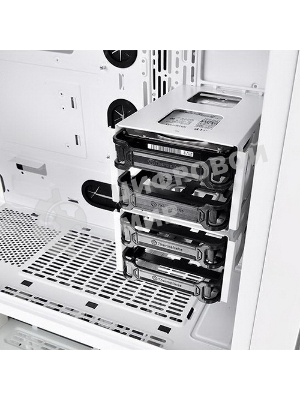 Компьютерный корпус Thermaltake View 71 TG Snow CA-1I7-00F6WN-00 White/Win/SPCC/Tempered Glass*4/Color Box/Riing 140мм White Fan*2