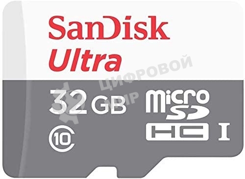 Флеш карта microSD 32Gb SanDisk microSDHC Class 10 Ultra UHS-I 100MB/s