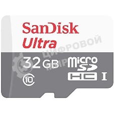 Флеш карта microSD 32Gb SanDisk microSDHC Class 10 Ultra UHS-I 100MB/s