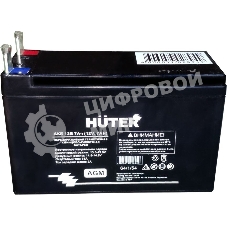 Батарея аккумуляторная Huter 64/1/54 12В 7А·ч SLA