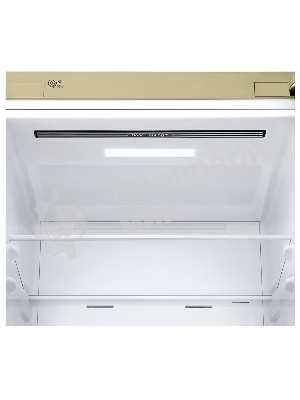 Холодильник LG GA-B509CECL бежевый, двухкамерный, 277/107л, морозилка снизу, No Frost