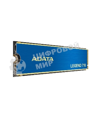 Накопитель SSD ADATA LEGEND 710, 1Tb, PCIe 3.0 x4, M.2 2280, NVMe, R/W 2400/1800, с радиатором