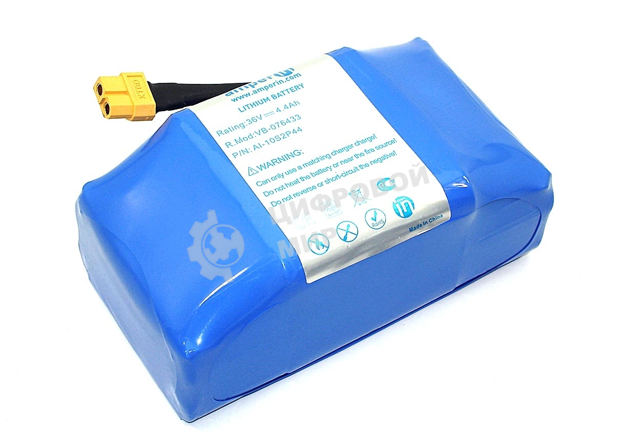 Аккумулятор Amperin 10S2P для гироскутера 36V 4.4А·ч Li-ion