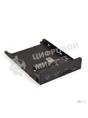 Планка USB на переднюю панель ExeGate U3H-621, 3,5