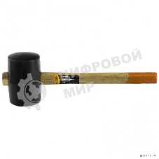 Киянка резиновая Sparta 910 г, черная резина, деревянная рукоятка