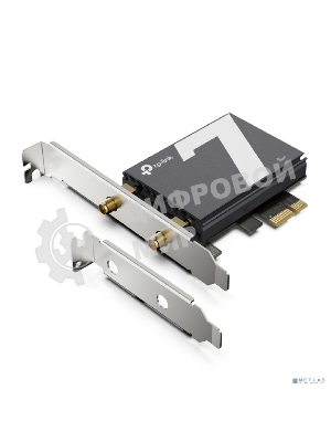 Трехдиапазонный беспроводной PCI Express-адаптер Wi-Fi 7 TP-Link Archer TBE550E BE9300 с поддержкой Bluetooth 5.4