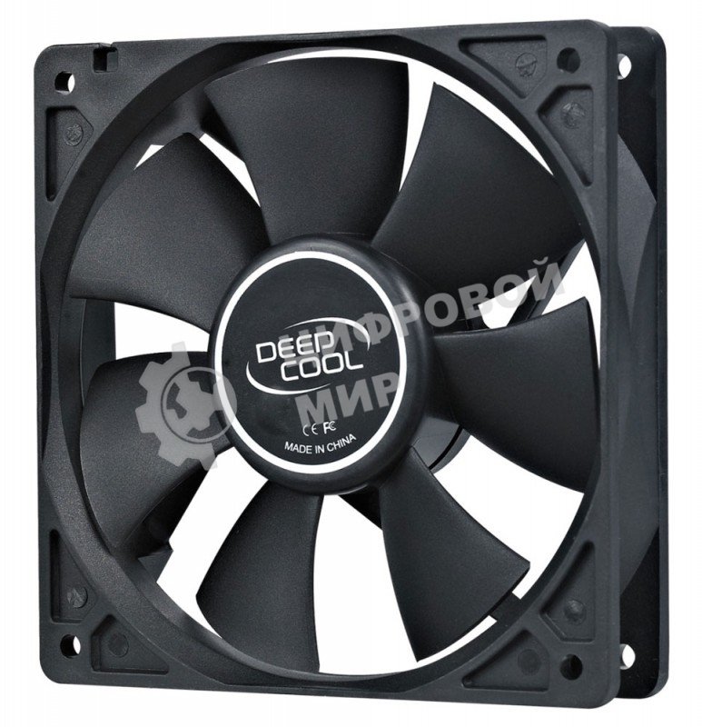 Вентилятор для корпуса DEEPCOOL XFAN 120 черный, 120 мм, 1300 об/мин, 23.7 дБ, 3 pin