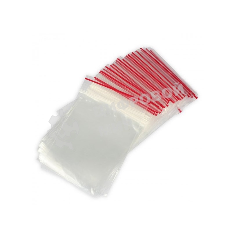 Пакеты с замком Zip Lock, ПВД размер 15 х 22 см, 35 кмк (уп. 100 шт)
