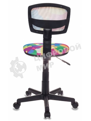 Кресло детское Бюрократ CH-299/ABSTRACT спинка сетка мультиколор сиденье мультиколор абстракция