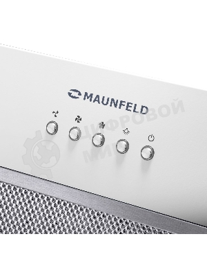 Вытяжка встраиваемая Maunfeld Trapeze 602M белый, 60 см, 1150 куб. м/ч, 54 дБ