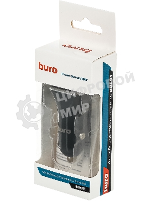 Автомобильное зарядное устройство Buro BUCK1 3A PD черный