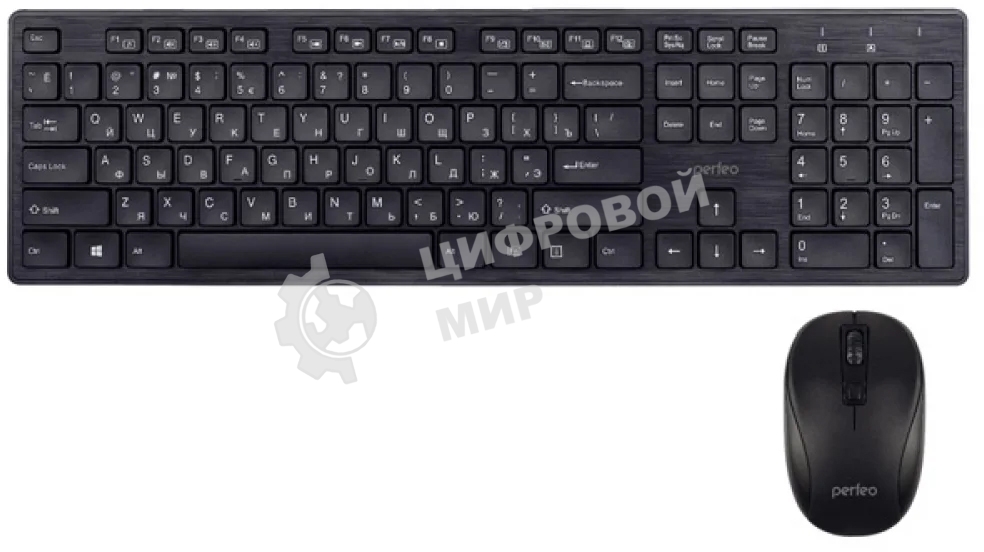 Комплект клавиатура + мышь Perfeo беспров. набор 