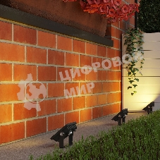 Прожектор светодиодный GAUSS 613527120 LED 20W 1300lm IP65 3000К черный 1/60