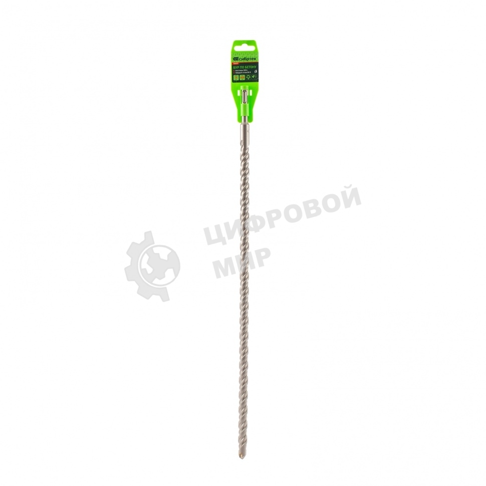 Бур по бетону Сибртех, 18 x 600 мм, SDS PLUS